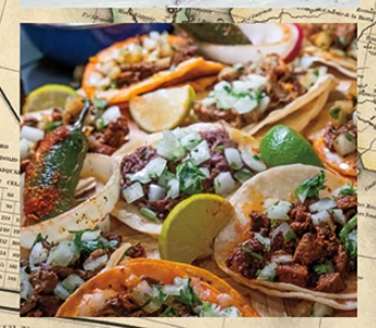 Rico's Mexican food platter