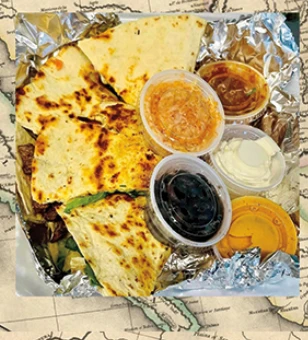 Quesadilla plate